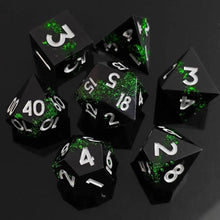 Cargar imagen en el visor de la galería, Dice Set, 7Pcs/Set Sharp Resin Polyhedral Dice - Three-layer Sandwich Dice
