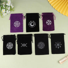 Load image into Gallery viewer, Dice Bags, Velvet Oracle Drawstring Pouch
