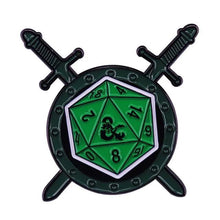 Cargar imagen en el visor de la galería, Pins, Dungeons and Dragons Themed Enamel Pins / Brooches / Lapel 2
