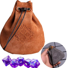 Cargar imagen en el visor de la galería, Dice Bag, Genuine Leather | Pouch For D&amp;D
