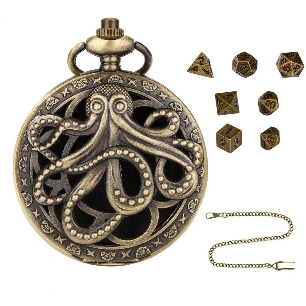 Pocket Watch w/ Mini Dice