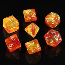 Load image into Gallery viewer, Dice Set, 7Pcs/Set Sparkle Polyhedral Dice for DnD
