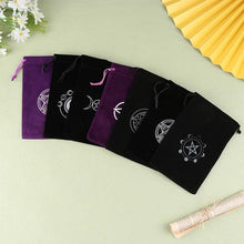 Load image into Gallery viewer, Dice Bags, Velvet Oracle Drawstring Pouch
