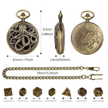 Cargar imagen en el visor de la galería, Pocket Watch w/ Mini Dice
