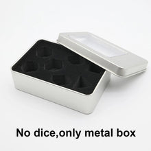 Cargar imagen en el visor de la galería, Dice Set, 7Pcs/Set Resin Sharp Edge Liquid Core Moving Eye Dice
