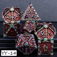 Cargar imagen en el visor de la galería, Dice Set, 7Pcs/Set Dragon Scale Polyhedral
