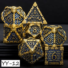 Cargar imagen en el visor de la galería, Dice Set, 7Pcs/Set Dragon Scale Polyhedral
