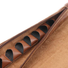 Cargar imagen en el visor de la galería, Dice Mat, Portable Leather Bag Rolling Mat With Zipper
