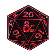 Load image into Gallery viewer, Pins, Dungeons &amp; Dragons Themed Enamel Pins / Brooches / Lapel
