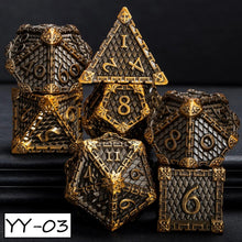 Cargar imagen en el visor de la galería, Dice Set, 7Pcs/Set Dragon Scale Polyhedral
