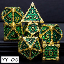 Cargar imagen en el visor de la galería, Dice Set, 7Pcs/Set Dragon Scale Polyhedral
