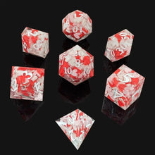 Cargar imagen en el visor de la galería, Dice Set, 7Pcs/Set Sharp Resin Polyhedral Dice - Three-layer Sandwich Dice
