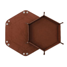 Cargar imagen en el visor de la galería, Rolling Mat, Leather Dice Tray
