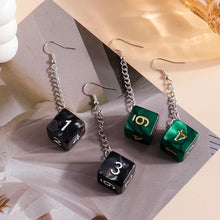 Load image into Gallery viewer, Jewelry, Dice Earrings d4 | d6 | d10 | d20
