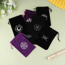 Load image into Gallery viewer, Dice Bags, Velvet Oracle Drawstring Pouch
