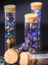 Load image into Gallery viewer, Dice Set, 7Pcs/set Polyhedral Dice In Fantasy Potion Flask
