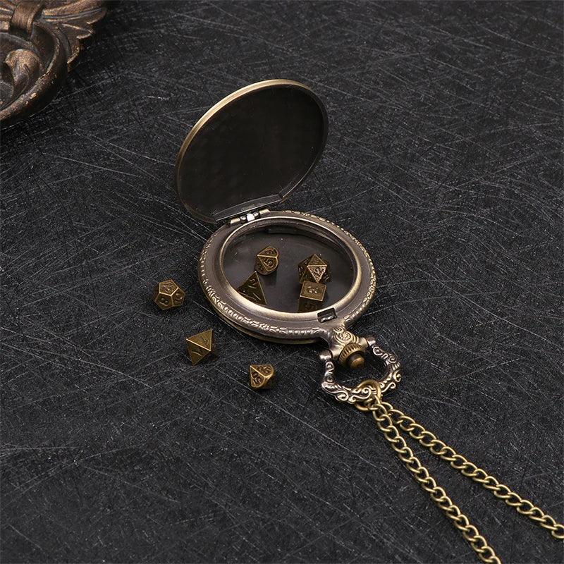 Pocket Watch And Mini Dice