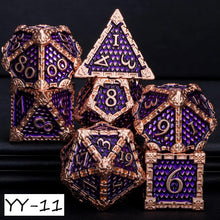 Cargar imagen en el visor de la galería, Dice Set, 7Pcs/Set Dragon Scale Polyhedral
