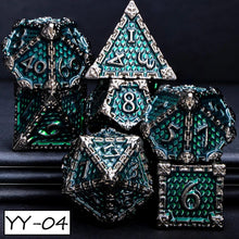 Cargar imagen en el visor de la galería, Dice Set, 7Pcs/Set Dragon Scale Polyhedral
