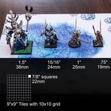 Load image into Gallery viewer, Arctic Landscapes Terrain Tiles - Dungeons By Dan, Modular terrain and dungeon tiles for tabletop games using battle maps.
