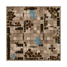 Load image into Gallery viewer, Castle Manor - Dungeons By Dan, Modular terrain and dungeon tiles for tabletop games using battle maps.
