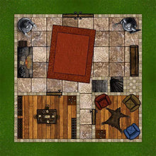 Load image into Gallery viewer, Castle Towers - Dungeons By Dan, Modular terrain and dungeon tiles for tabletop games using battle maps.
