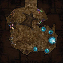 Load image into Gallery viewer, Cave Hideout - Dungeons By Dan, Modular terrain and dungeon tiles for tabletop games using battle maps.
