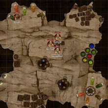 Cargar imagen en el visor de la galería, Grem The Conqueror - Dungeons By Dan, Modular terrain and dungeon tiles for tabletop games using battle maps.
