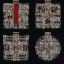 Cargar imagen en el visor de la galería, Infinite Keep - Dungeons By Dan, Modular terrain and dungeon tiles for tabletop games using battle maps.
