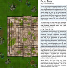Load image into Gallery viewer, Lost Tomb Side-Trek - Dungeons By Dan, Modular terrain and dungeon tiles for tabletop games using battle maps.
