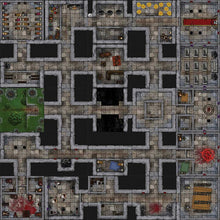 Load image into Gallery viewer, Massive Maps 1 - Dungeons By Dan, Modular terrain and dungeon tiles for tabletop games using battle maps.
