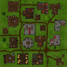 Cargar imagen en el visor de la galería, Massive Maps 1 - Dungeons By Dan, Modular terrain and dungeon tiles for tabletop games using battle maps.
