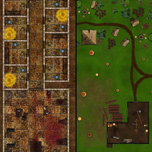Load image into Gallery viewer, Massive Maps 3 - Dungeons By Dan, Modular terrain and dungeon tiles for tabletop games using battle maps.
