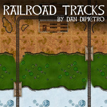 Cargar imagen en el visor de la galería, Dungeons By Dan Digital Map Railroad Tracks
