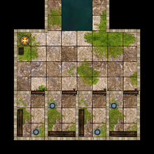 Cargar imagen en el visor de la galería, Sewers &amp; Aqueducts - Dungeons By Dan, Modular terrain and dungeon tiles for tabletop games using battle maps.
