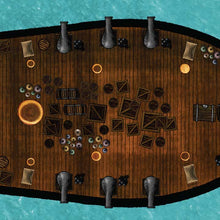 Load image into Gallery viewer, Shipyard Boats - Dungeons By Dan, Modular terrain and dungeon tiles for tabletop games using battle maps.
