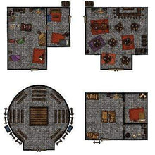 Cargar imagen en el visor de la galería, Town And City Buildings - Dungeons By Dan, Modular terrain and dungeon tiles for tabletop games using battle maps.
