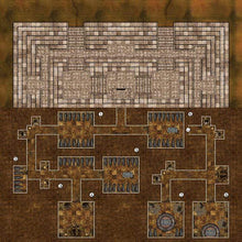 Load image into Gallery viewer, Ziggurats, Temples, And Pyramids - Dungeons By Dan, Modular terrain and dungeon tiles for tabletop games using battle maps.
